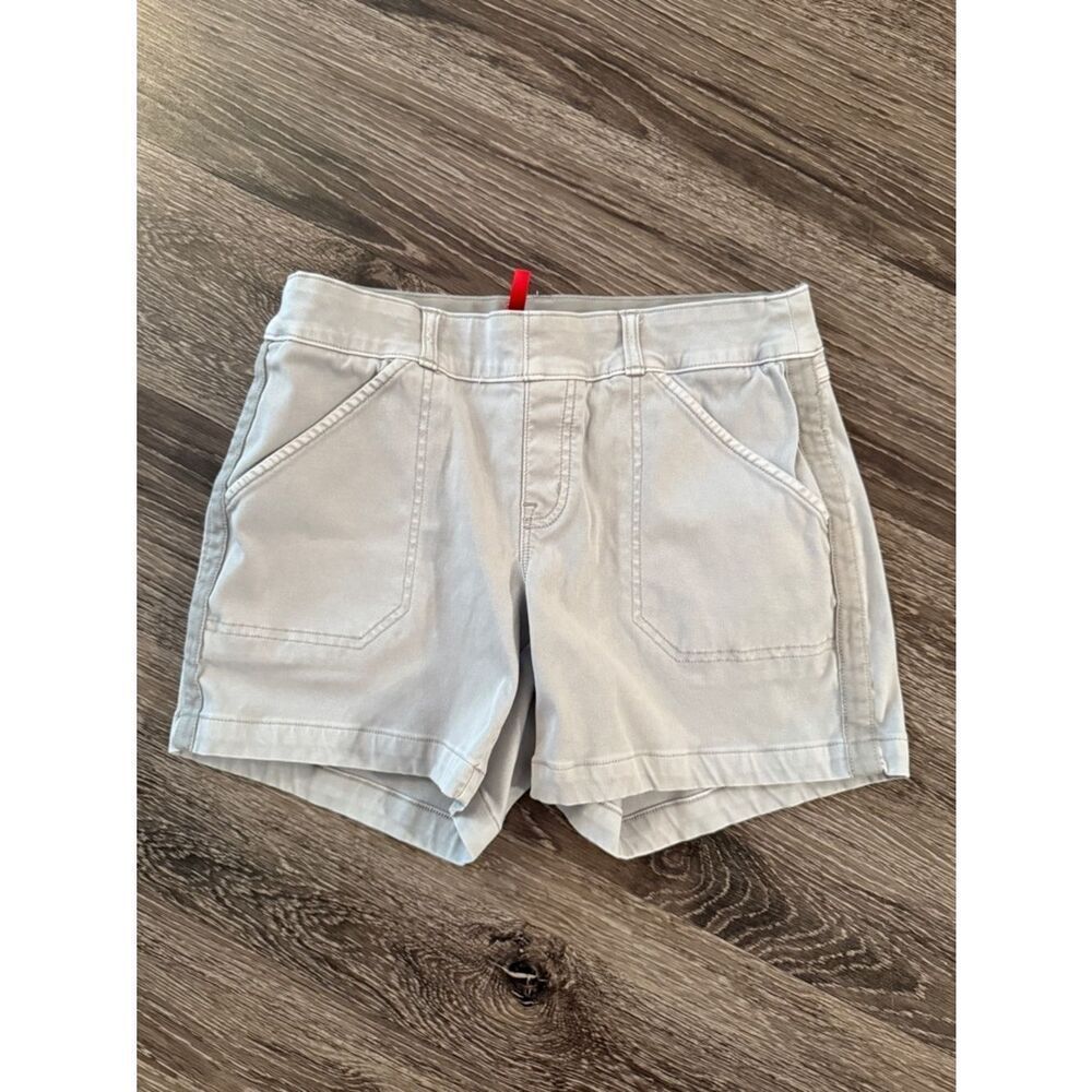 Spanx Grey 5” Twill Shorts